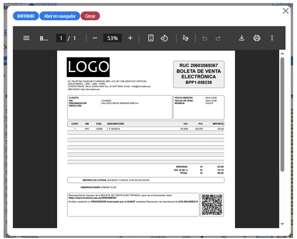 Printing of Documents